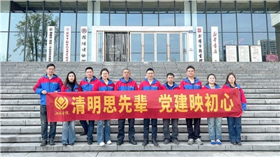 緬懷先烈，湘聯(lián)電纜黨支部開展清明主題黨日活動！