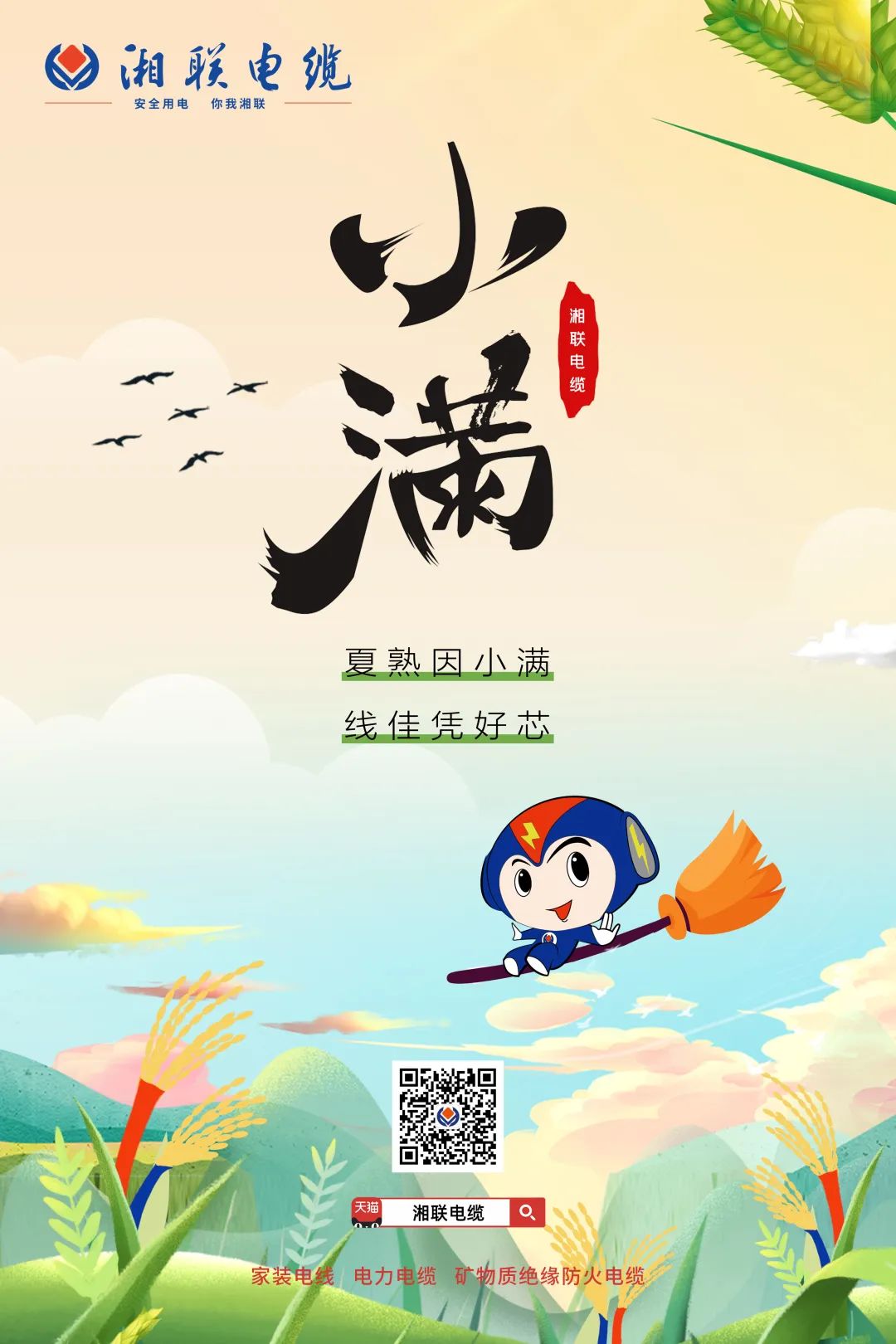 小滿節(jié)氣今日至，用電安全需重視！#安全用電你我湘聯(lián)