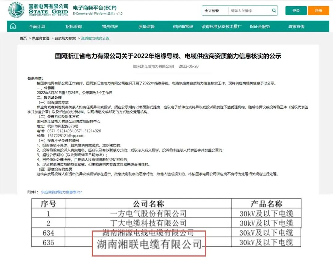 喜訊 | 湘聯(lián)電纜順利通過國家電網(wǎng)“供應(yīng)商資質(zhì)能力”審核！