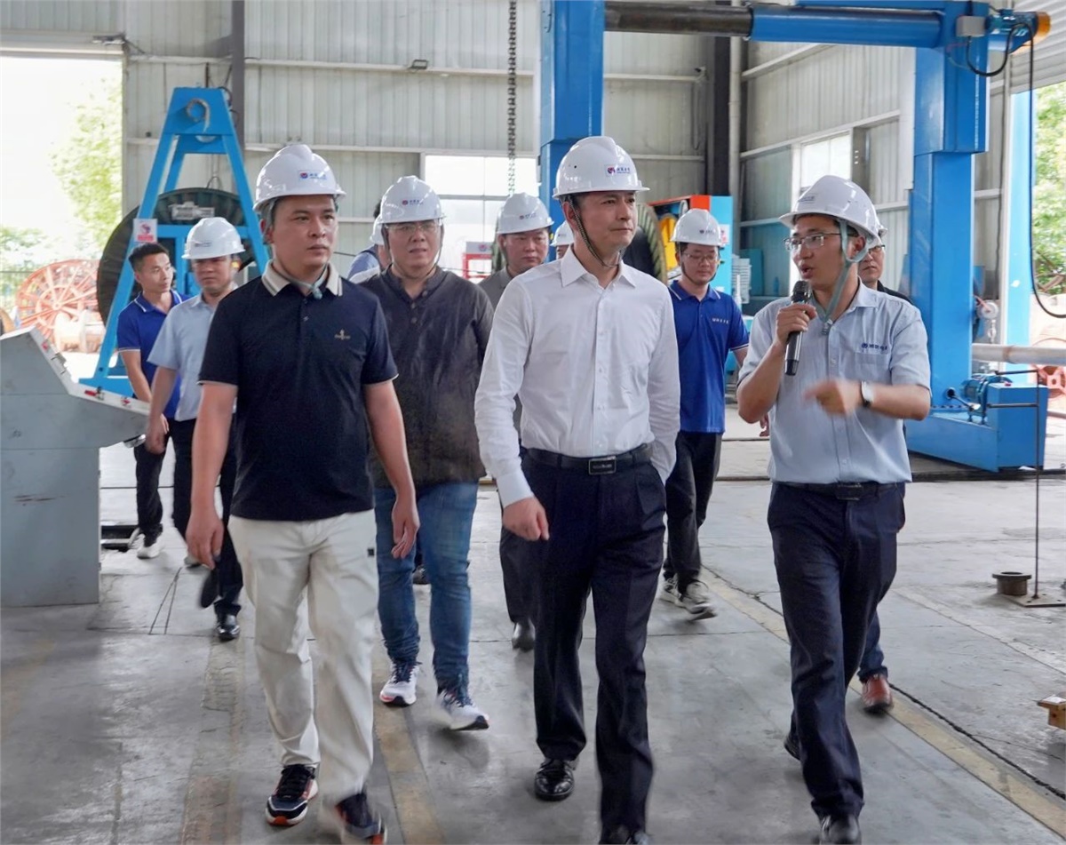 瀏陽市委副書記、市長王雄文蒞臨湘聯(lián)電纜調(diào)研指導！